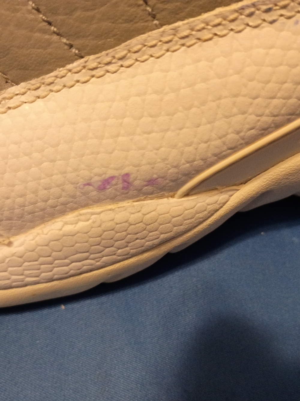 Jordan 12 Retro GS Grey White Leather Unisex Kids Athletic Shoes - Picture 8 of 8